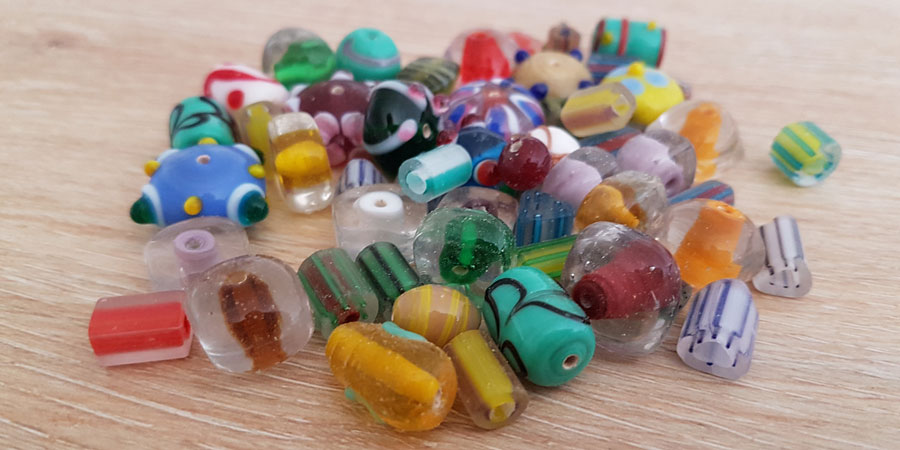 perles multicolores